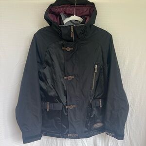 Sims Black and Purple Hooded Jacket